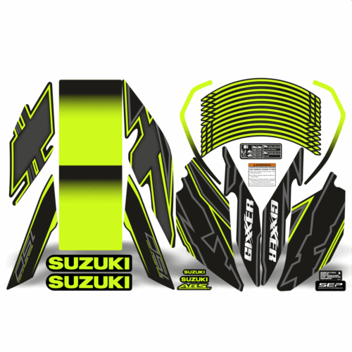 CALCOMANÍAS GIXXER 150 FI TORNASOL