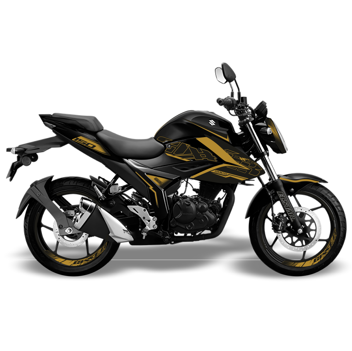 CALCOMANÍAS GIXXER 150 FI EN TORNASOL