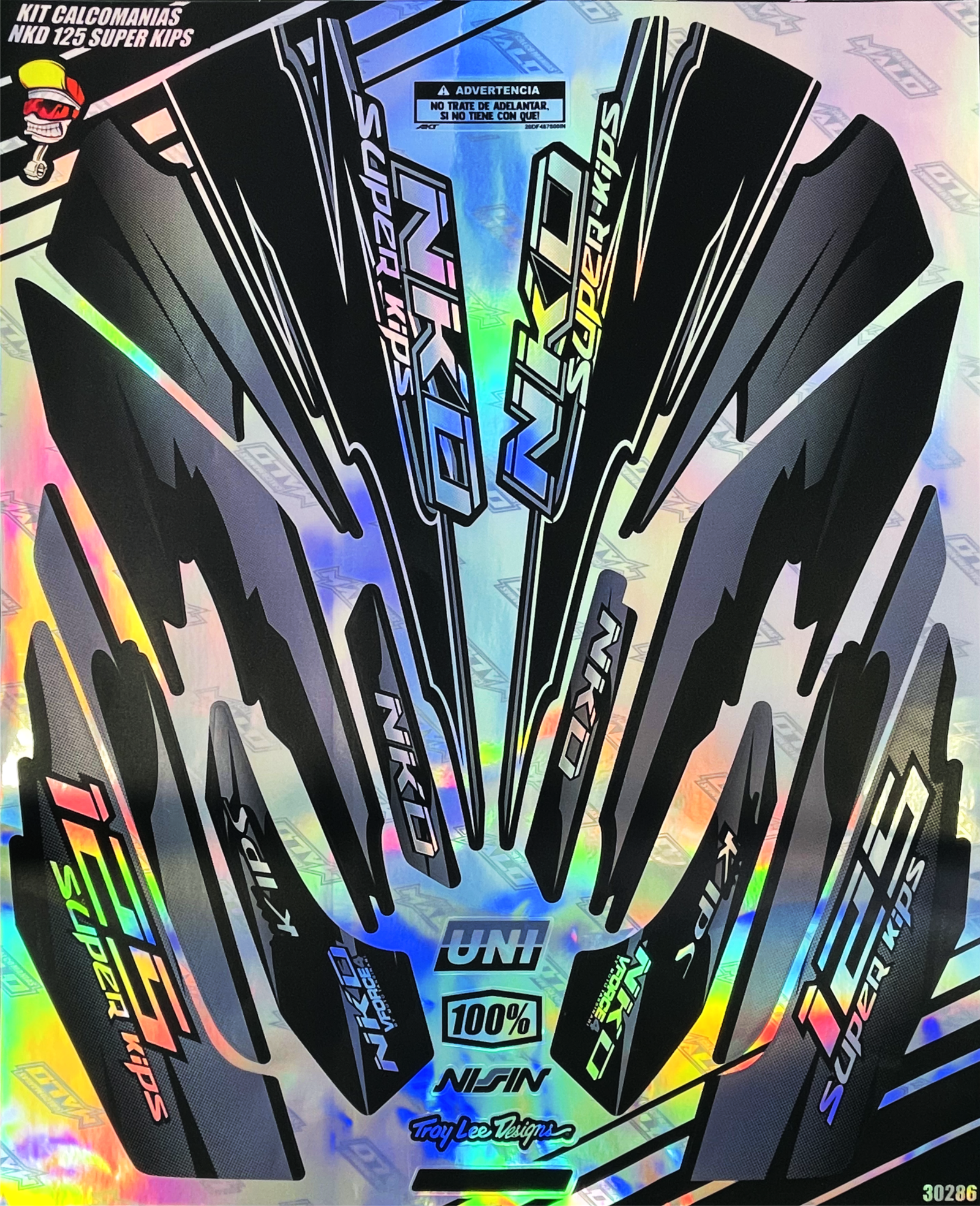 CALCOMANÍAS NKD 125 TORNASOL