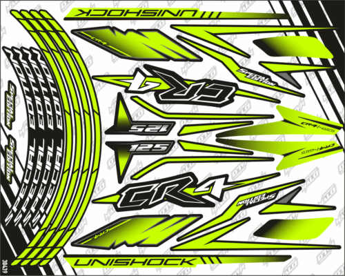 CALCOMANIAS CR4 SPECIAL EDITION TORNASOL