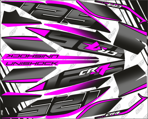 CALCOMANÍAS AKT CR4 STREET RACING TORNASOL