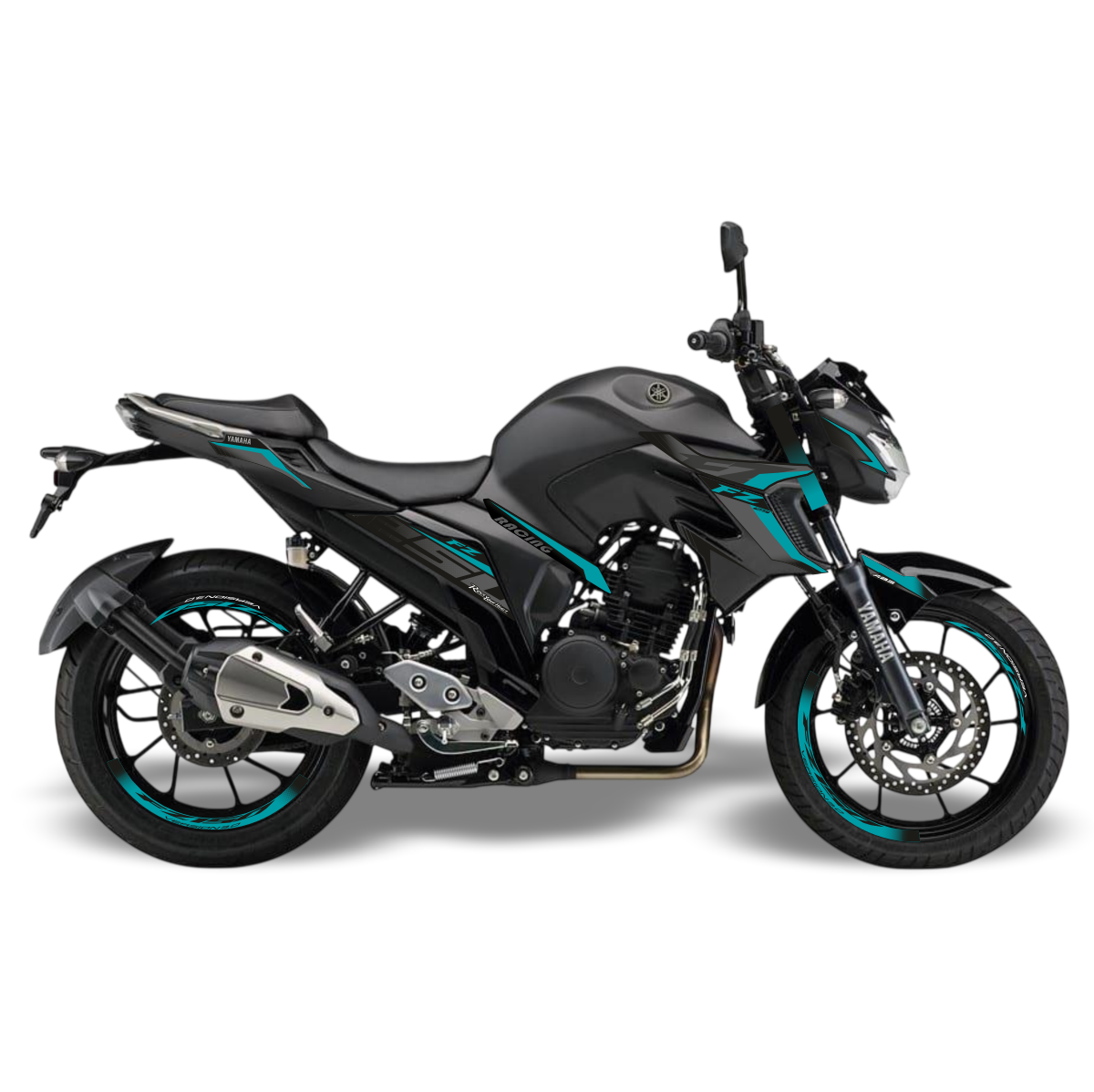 CALCOMANÍAS YAMAHA FZ 250 PERSONALIZADA TORNASOL