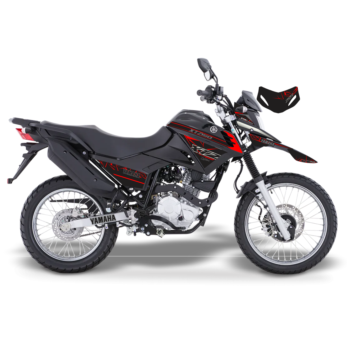 CALCOMANÍAS XTZ 150 DARK EDITION EN TORNASOL IMPRESION UV