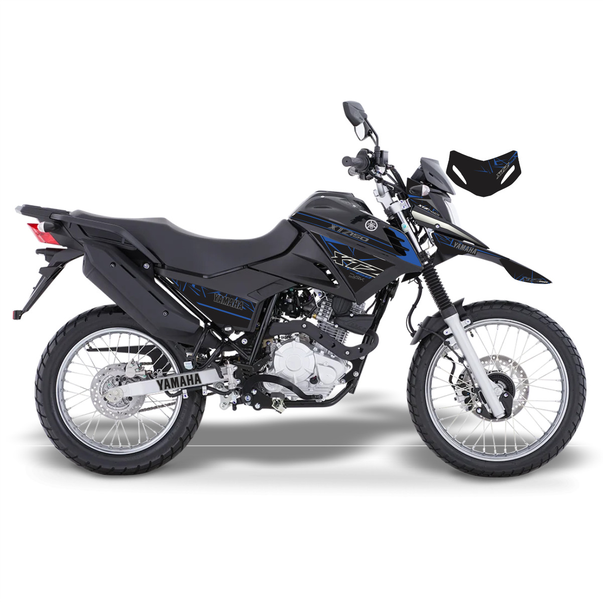 CALCOMANÍAS XTZ 150 DARK EDITION EN TORNASOL IMPRESION UV