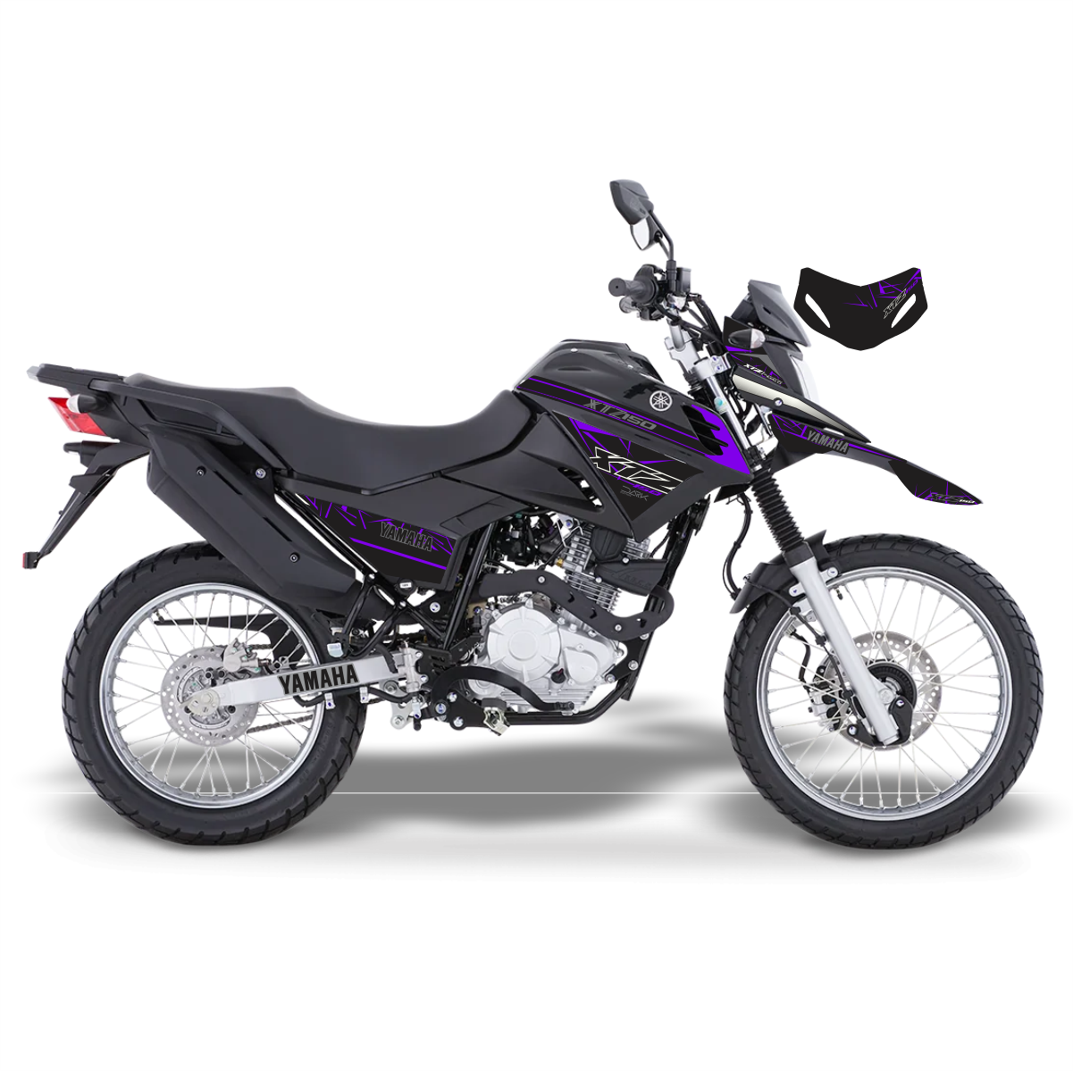 CALCOMANÍAS XTZ 150 DARK EDITION EN TORNASOL IMPRESION UV