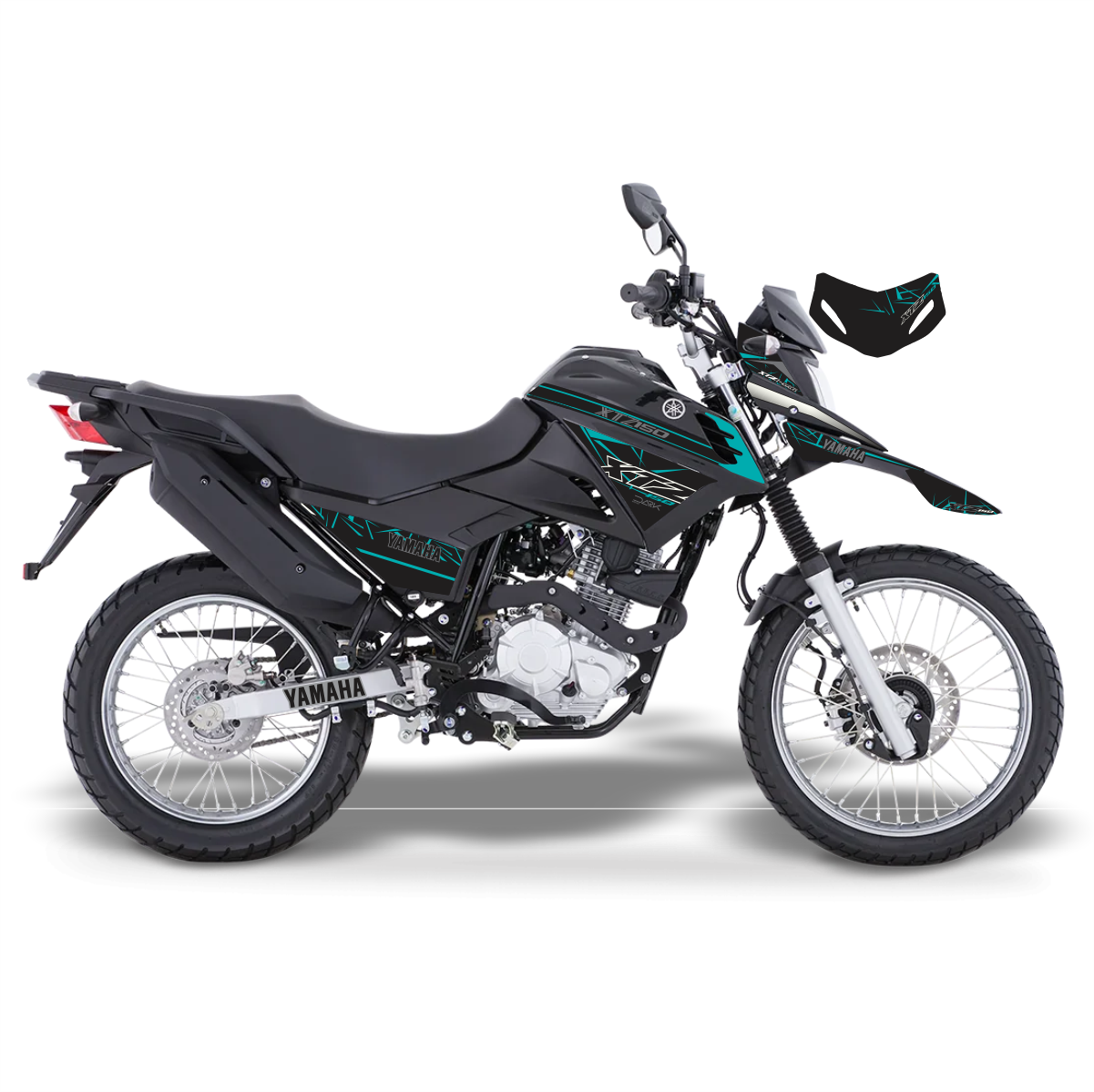 CALCOMANÍAS XTZ 150 DARK EDITION EN TORNASOL IMPRESION UV
